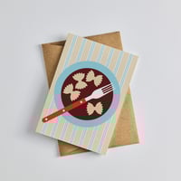 Bow Tie Pasta Card