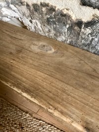 Image 12 of Grand banc de ferme ancien en bois 3 mètres - Meuble rénové