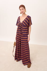 Image 2 of PANTALONE PALOMA CHEVRON CIPOLLA