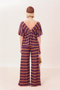 Image 3 of PANTALONE PALOMA CHEVRON CIPOLLA