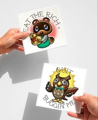 Image 1 of Animal crossing prints 5x5inch (pre order)