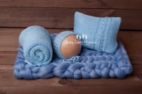 Image 1 of Knitted blue set