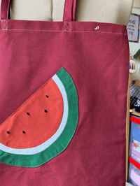 Image 1 of Tote bag pastèque