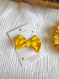 Image 1 of Barrette bébé/fille noeud Léontine Curry