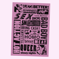 PINK FLYER COLLAGE - risoprint (a4 & a3)