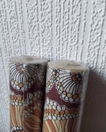 1970s Vintage Crown Wallpaper Rolls - Abstract African Boho Hippie MCM - (Sets of 2 Rolls) thumbnail 11