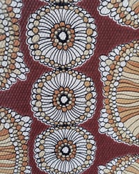 1970s Vintage Crown Wallpaper Rolls - Abstract African Boho Hippie MCM - (Sets of 2 Rolls) – detail view 3