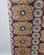 1970s Vintage Crown Wallpaper Rolls - Abstract African Boho Hippie MCM - (Sets of 2 Rolls) thumbnail 8