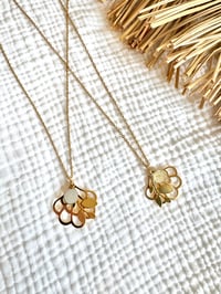 Collier JOSEPHINE Blanc / Or