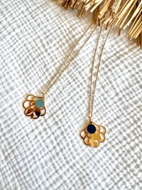 Collier JOSEPHINE Bleu glacier / Marine