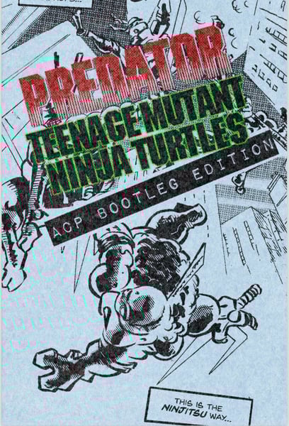 Image of Predator vs TMNT bootleg 