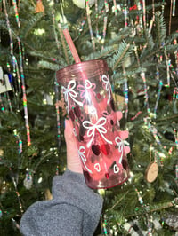 VDay Bows w/ Cherries Cup