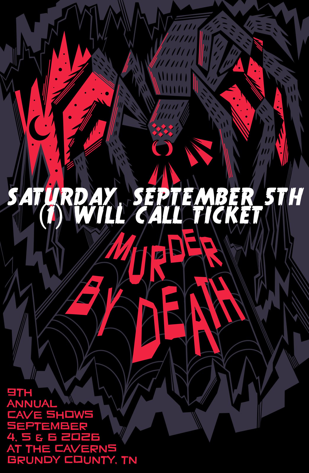 Saturday, September 5 - The Caverns | Murder By Death