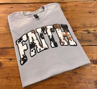 Cow Print FAITH T-Shirt
