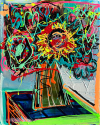 Image 1 of Glowing Sunflower and Roses 