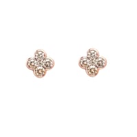 Image 1 of Pink Clover Earring