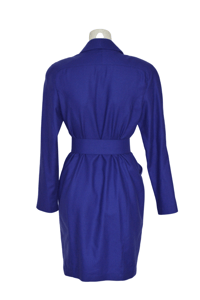 Image 5 of 1980s Thierry Mugler blue dress