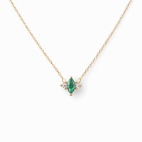 Image 1 of Renee Emerald Necklace