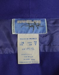 Image 10 of 1980s Thierry Mugler blue dress