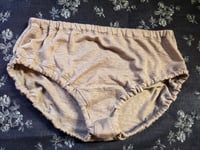 Image 2 of Linen Panty Set in Medium- Grey & Pink