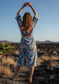 Image 1 of Heart ¥ kimono ¥ upCyclinG viLLaGe punK¥IbiZa ¥coaT¥ festivaL