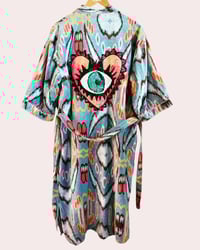 Image 2 of Heart ¥ kimono ¥ upCyclinG viLLaGe punK¥IbiZa ¥coaT¥ festivaL