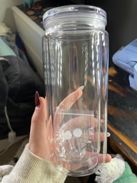 16oz Snow Globe Acrylic Tumbler