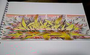 Image of 4x priority sticker wildstyle 
