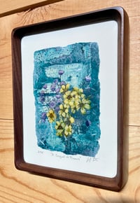 Image 2 of A Bouquet of Flowers (Turquoise , Yellow, Violet)