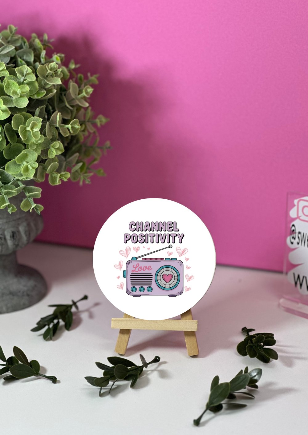 Image of 'Channel Positivity' Coaster