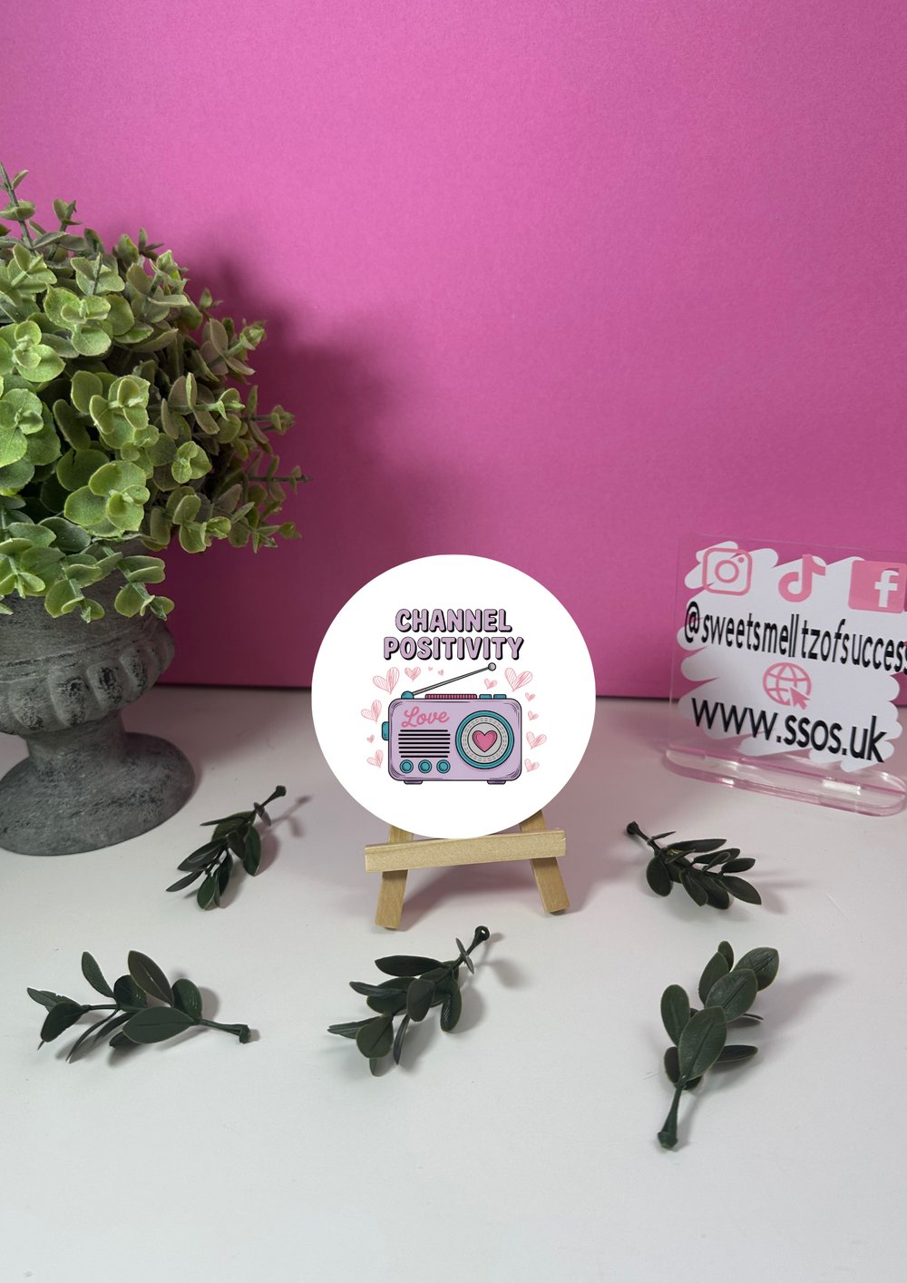 Image of 'Channel Positivity' Coaster