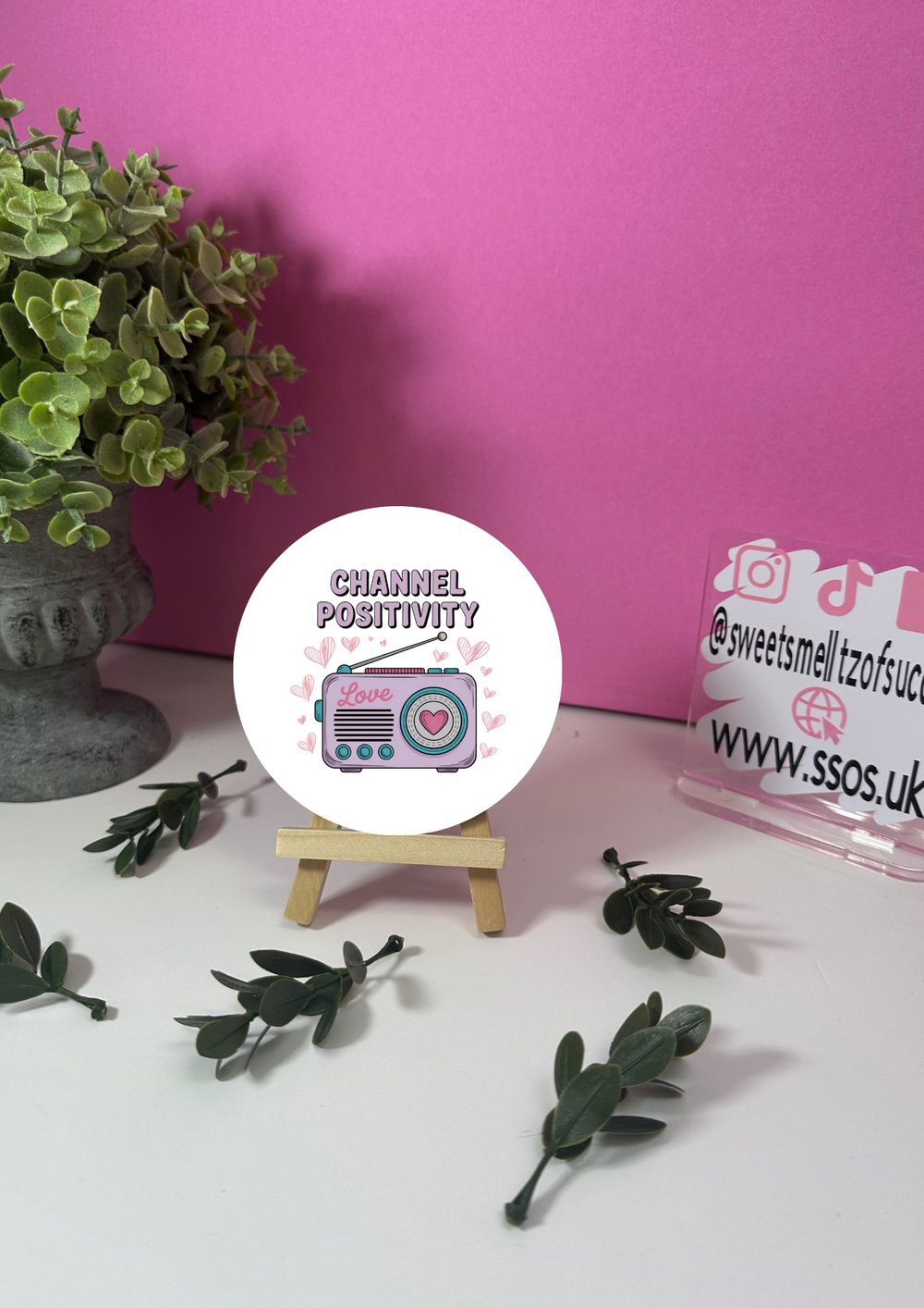 Image of 'Channel Positivity' Coaster