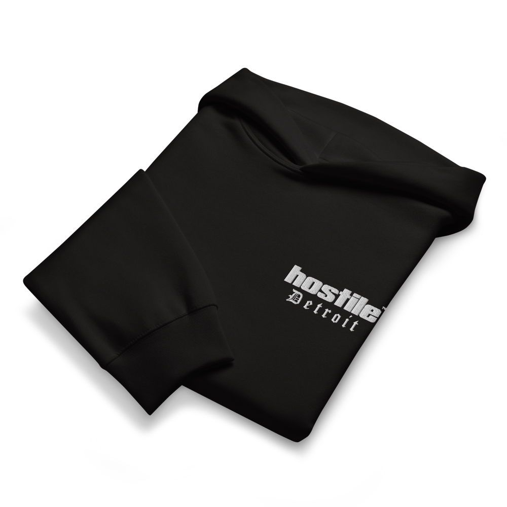 Image of Hostile Detroit embroidered hoodie