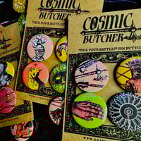 Image 5 of NEW! "PICK YOUR BATTLES" PIN BUTTON SET