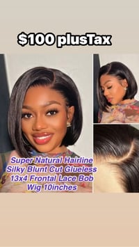 Super Natural Hairline Silky Blunt Cut Glueless