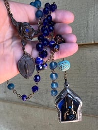 Image 1 of Blue Rose Magdalene Rosary