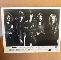 Judas Priest signed Promo Glossy Photo! 