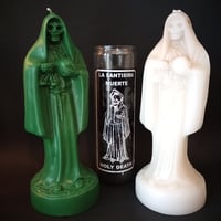 Santa Muerte Figure Candle 12"
