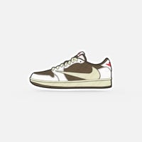 Image 1 of Travis Scott AJ1 Reverse Mocha - Coffee