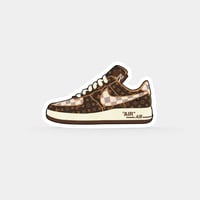 Image 1 of Louis Vuitton AF1 - Exotic Coconut