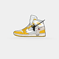 Image 1 of Off-White AJ1 - Zesty Lemon