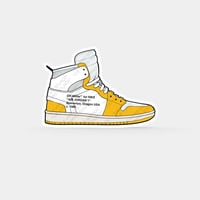 Image 2 of Off-White AJ1 - Zesty Lemon
