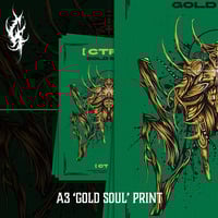 Image 2 of A3 'GOLD SOUL' Print