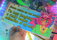 Image 3 of "Imagining OCs" Bumper Sticker