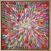 Image 3 of 'Blooms 41', diptych - 43x43cm each, FRAMED