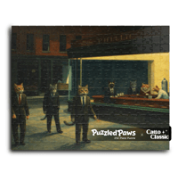 Image 1 of PuzzledPaws Night Cats - 252 Piece Puzzle