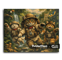 Image 1 of PuzzledPaws Jungle Catto - 252 Piece Puzzle