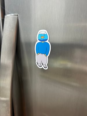 Image of Fishbowl Steve Magnet