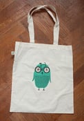Image of Bike Owl tote bag
