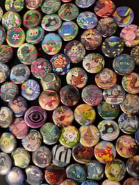 Image 2 of Pokémon Button Pins 1.25"/32mm (Random Assortment)